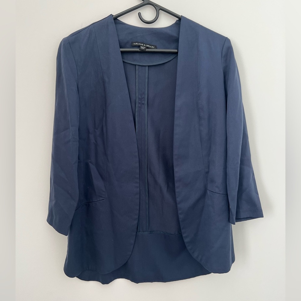 NWOT Harlowe & Graham | XS Casual Blazer